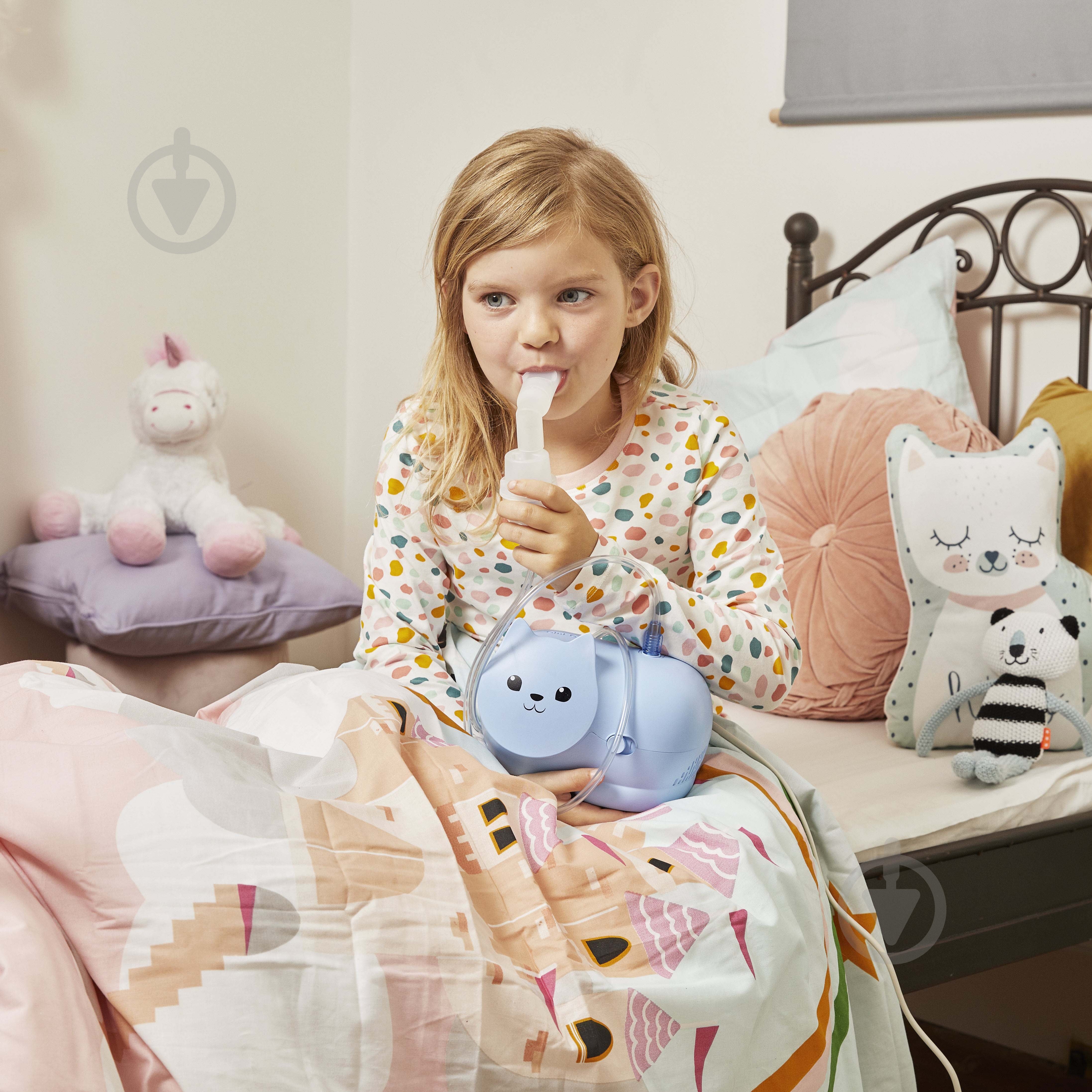 Інгалятор компресорний Omron Nami Cat (NE-C303К-KDE) - фото 4 Інгалятор компресорний Omron Nami Cat (NE-C303К-KDE) - фото 4