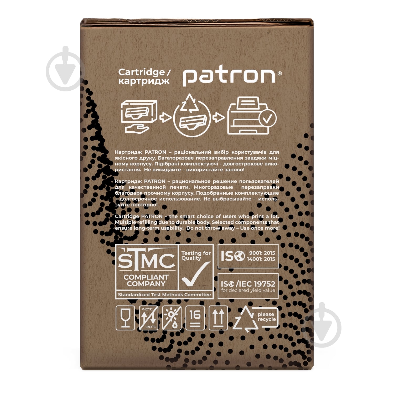Картридж Patron Kyocera Mita (PN-TK1140GL) Green Label чорний - фото 3