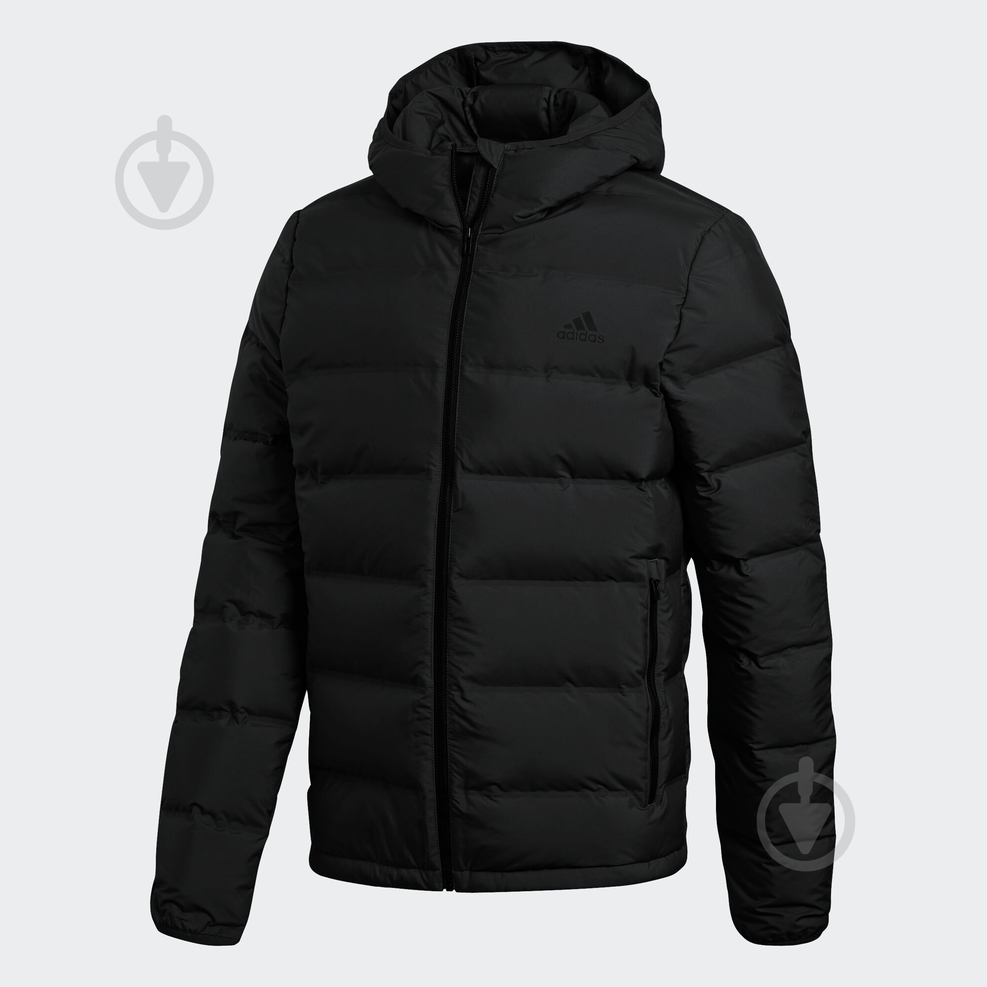 Пуховик мужской зимний Adidas Helionic Ho Jkt BQ2001 р.3XL черный - фото 1