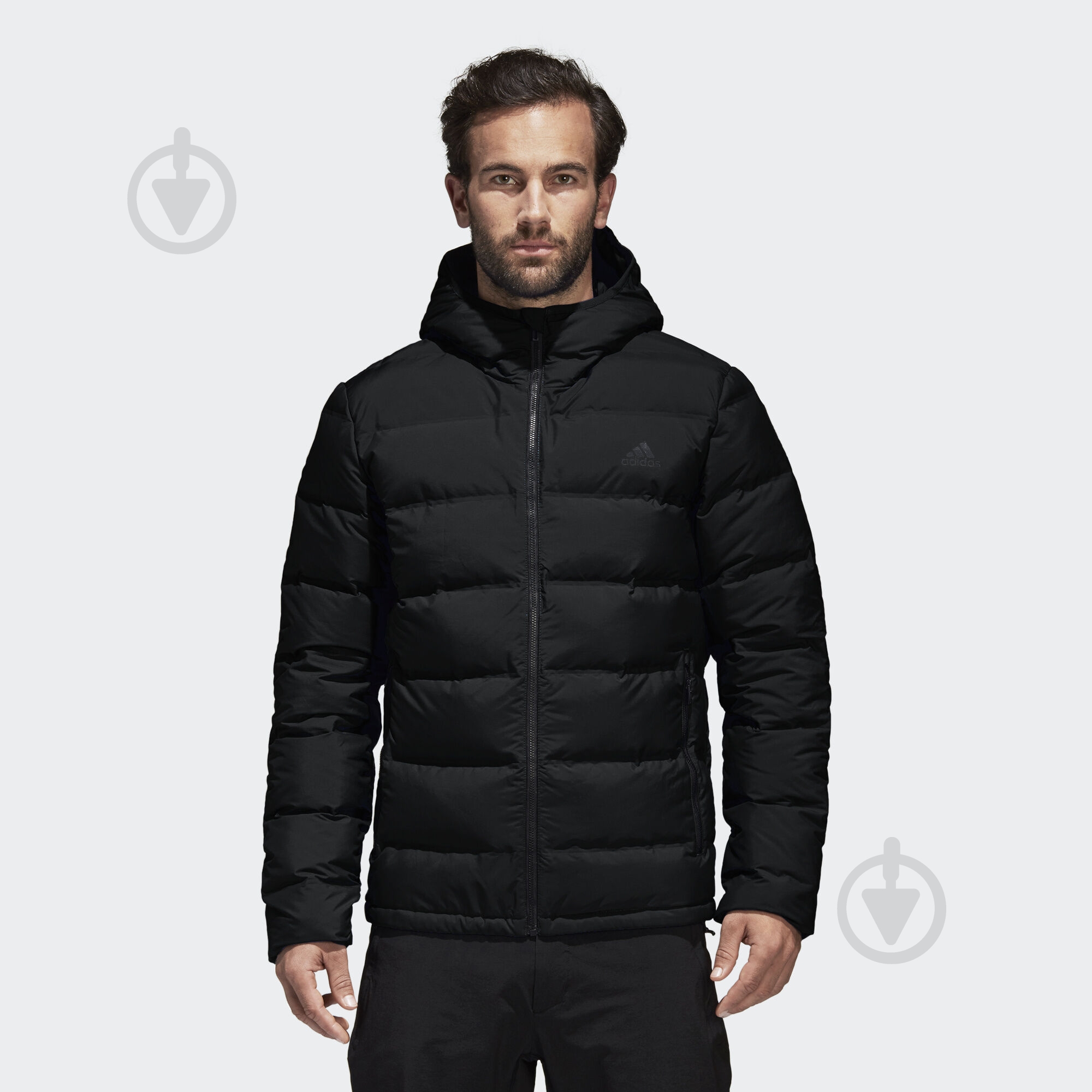 Пуховик мужской зимний Adidas Helionic Ho Jkt BQ2001 р.3XL черный - фото 3