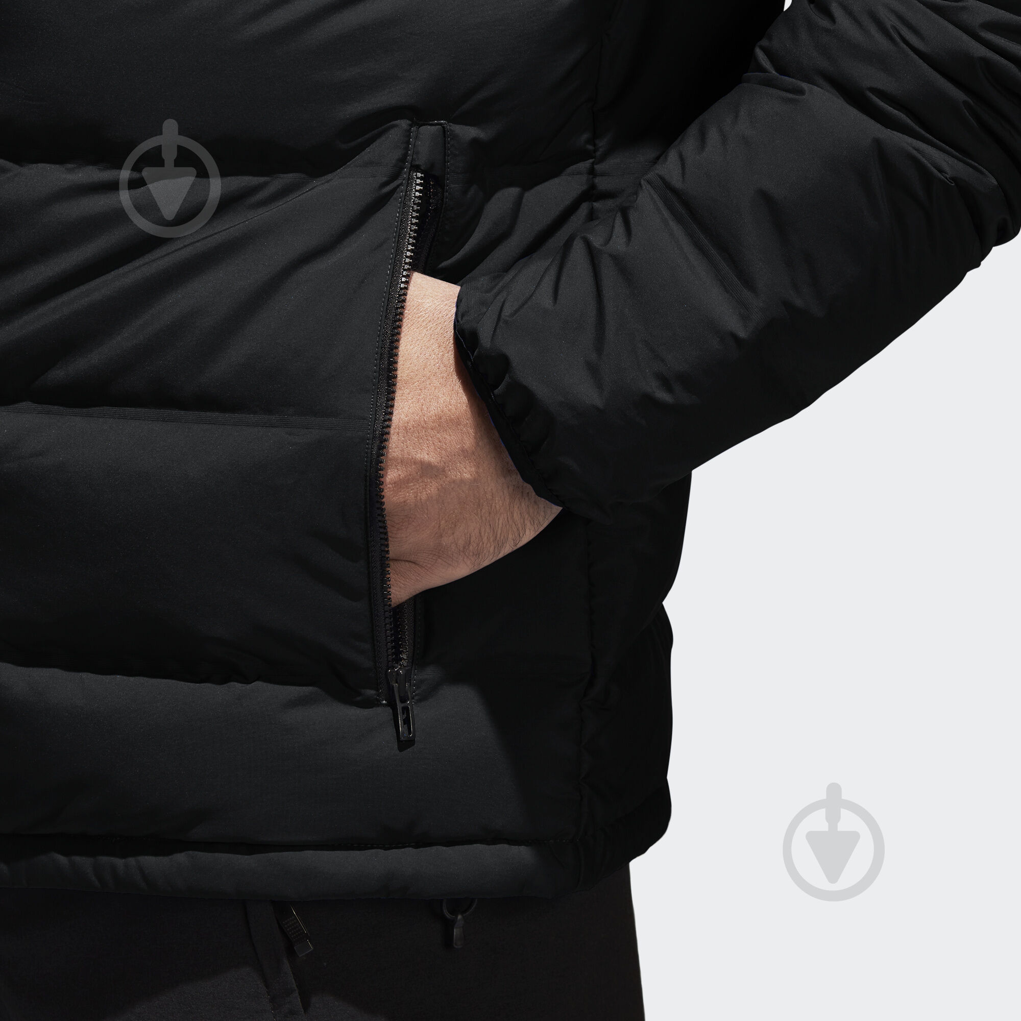 Пуховик мужской зимний Adidas Helionic Ho Jkt BQ2001 р.3XL черный - фото 4