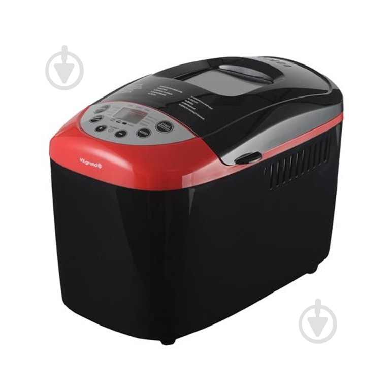 Хлебопечка ViLgrand VBM 85152 black/red - фото 1 Хлебопечка ViLgrand VBM 85152 black/red - фото 1