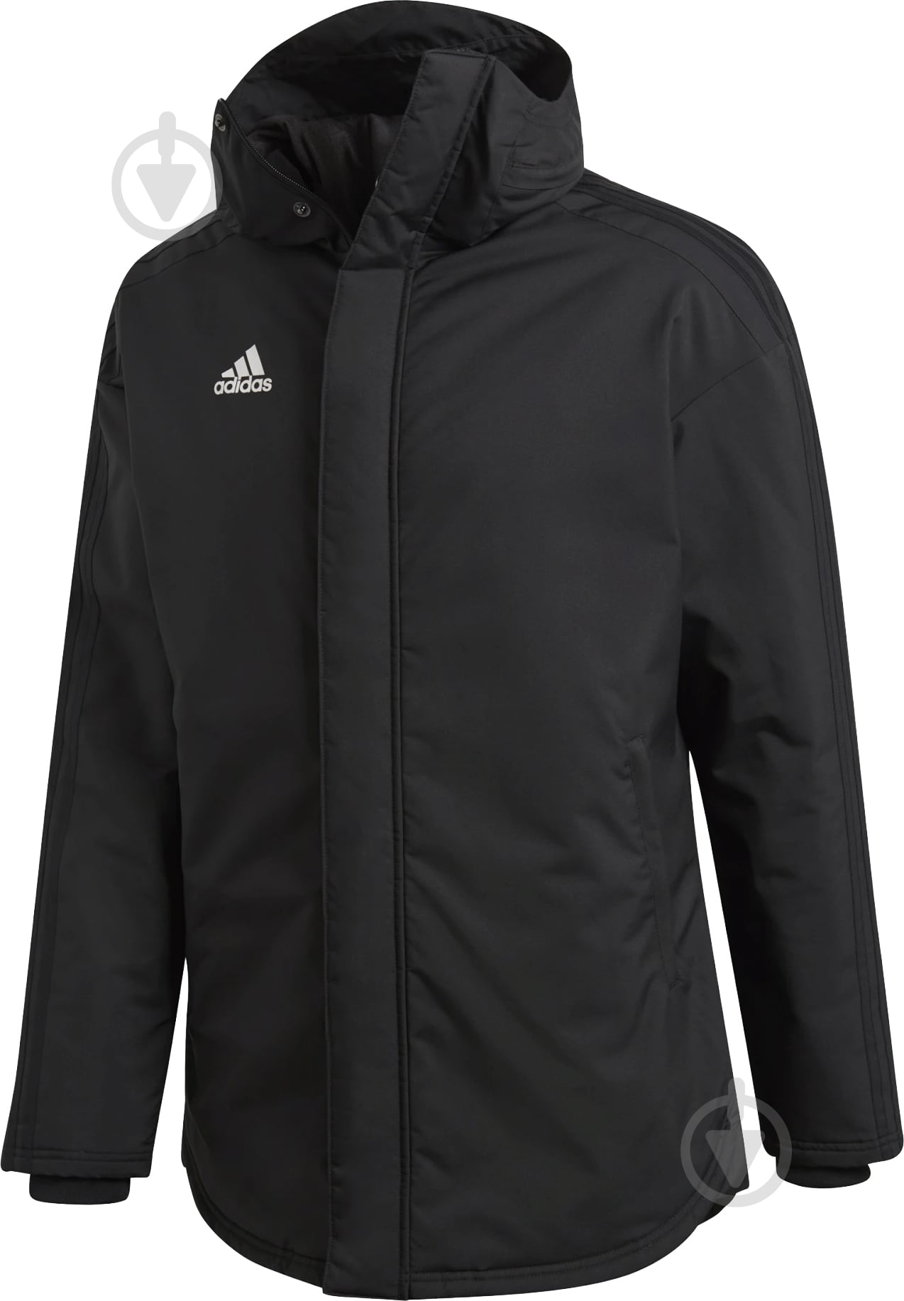 Куртка-парка мужская зимняя Adidas JKT18 STD PARKA BQ6594 р.M черная - фото 1 Куртка-парка мужская зимняя Adidas JKT18 STD PARKA BQ6594 р.M черная - фото 1