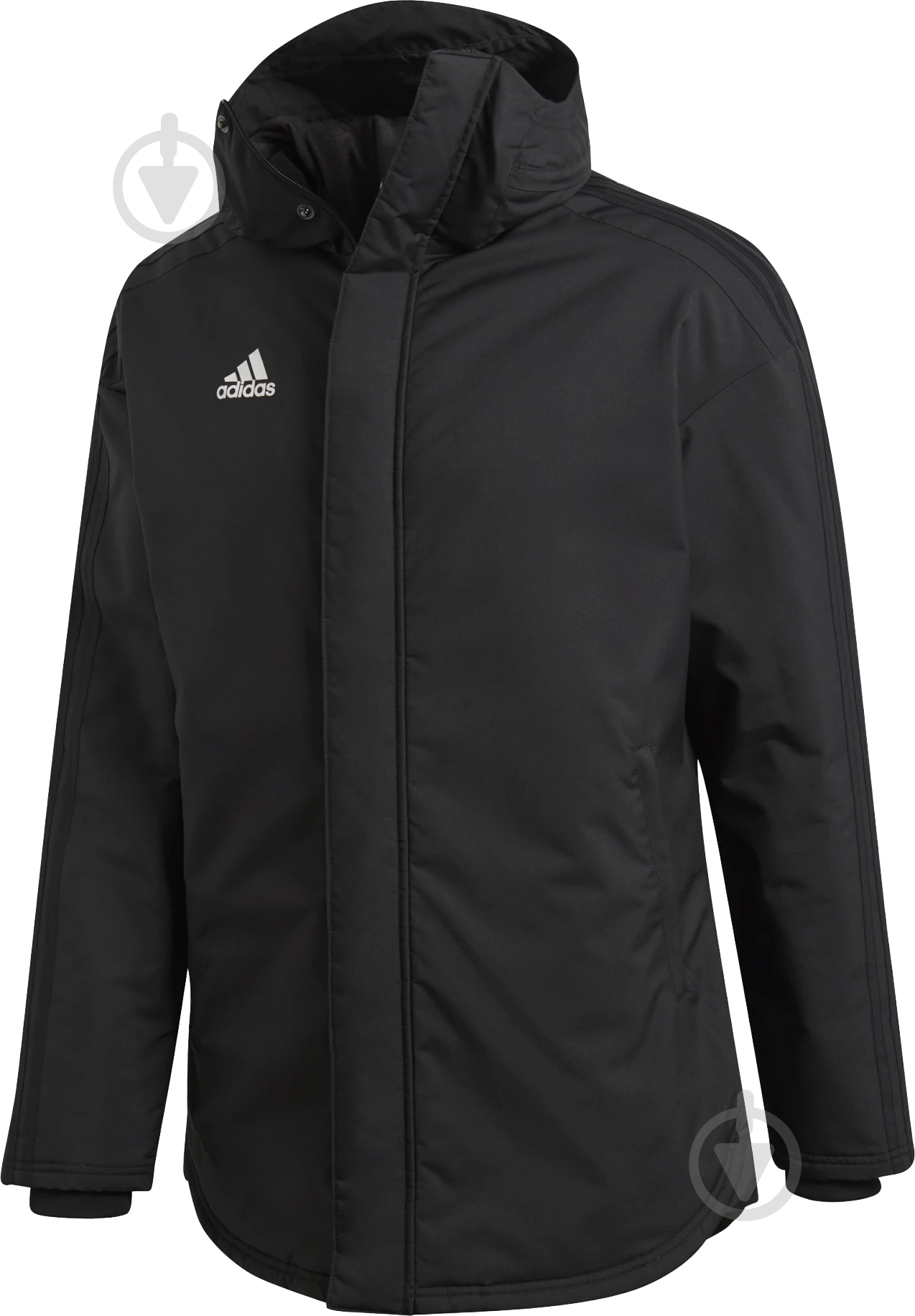 Куртка-парка мужская зимняя Adidas JKT18 STD PARKA BQ6594 р.L черная - фото 1