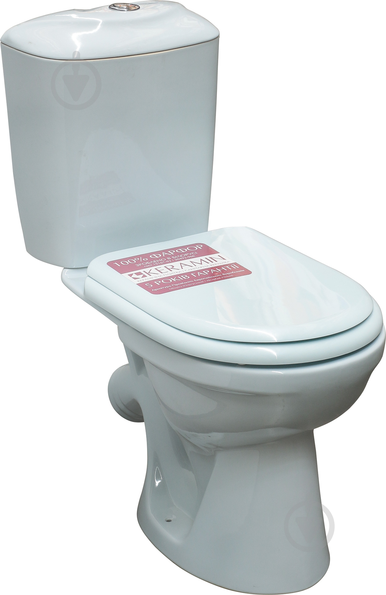 Унитаз-компакт Керамин Палитра МС голубой - фото 5