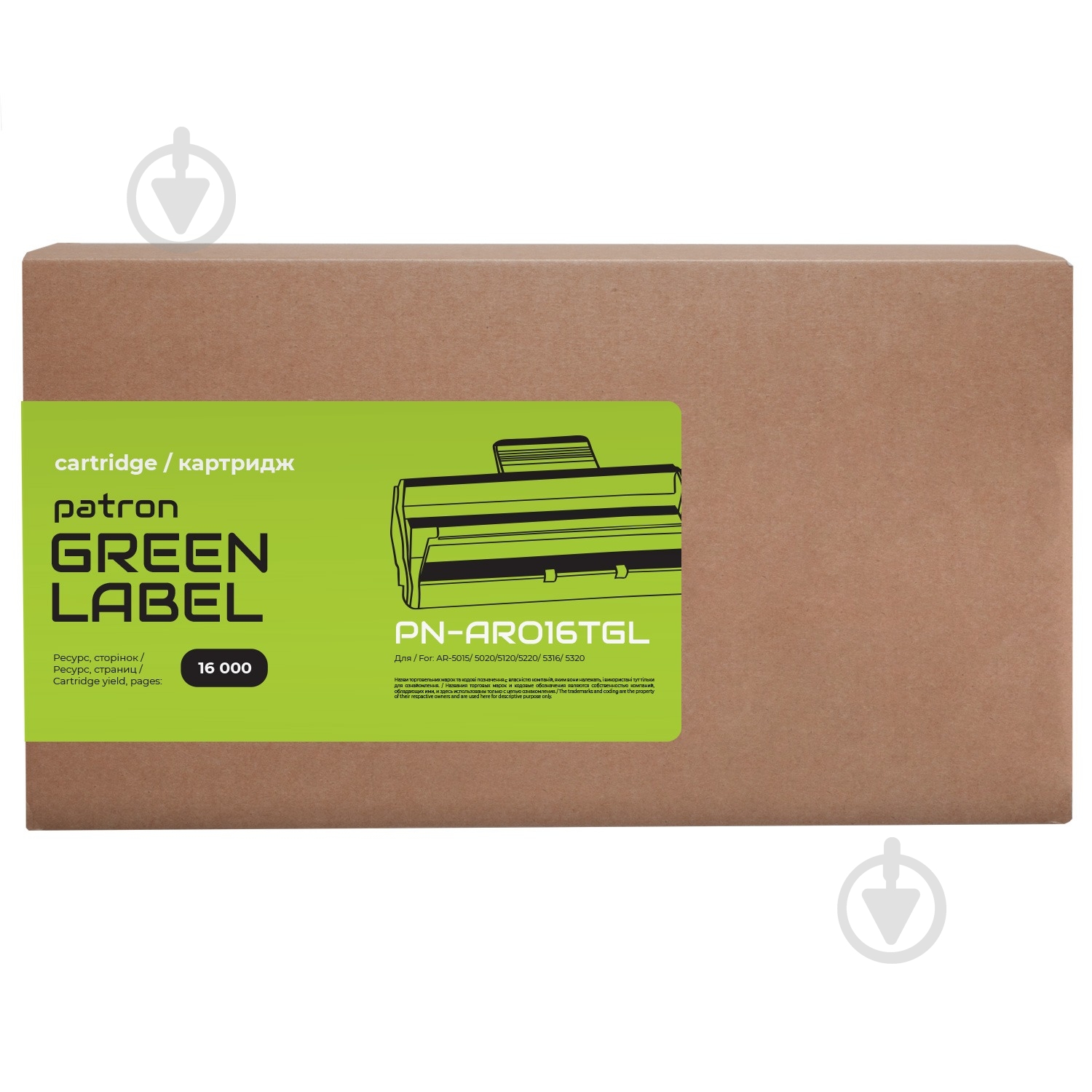 Картридж Patron Sharp AR-016T Green Label (PN-AR016TGL) черный - фото 3