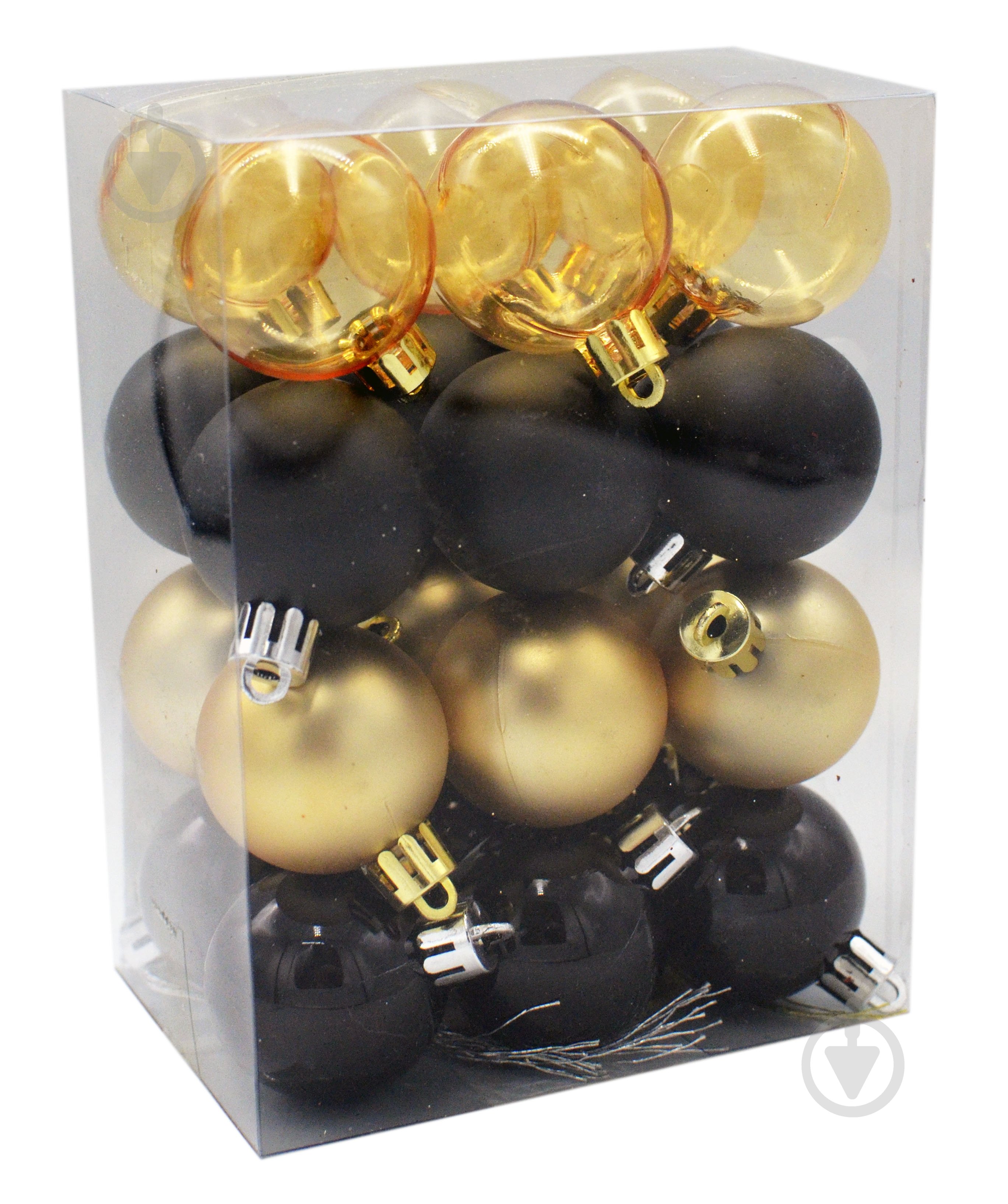 Набір ялинкових куль SYQA-012271 d 50 мм 24 шт./уп. - фото 1 Набір ялинкових куль SYQA-012271 d 50 мм 24 шт./уп. - фото 1