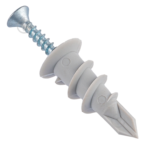 Дюбель для гіпсокартону DRIVA snapt 13x32 мм 25 шт. (46040) - фото 1 Дюбель для гіпсокартону DRIVA snapt 13x32 мм 25 шт. (46040) - фото 1