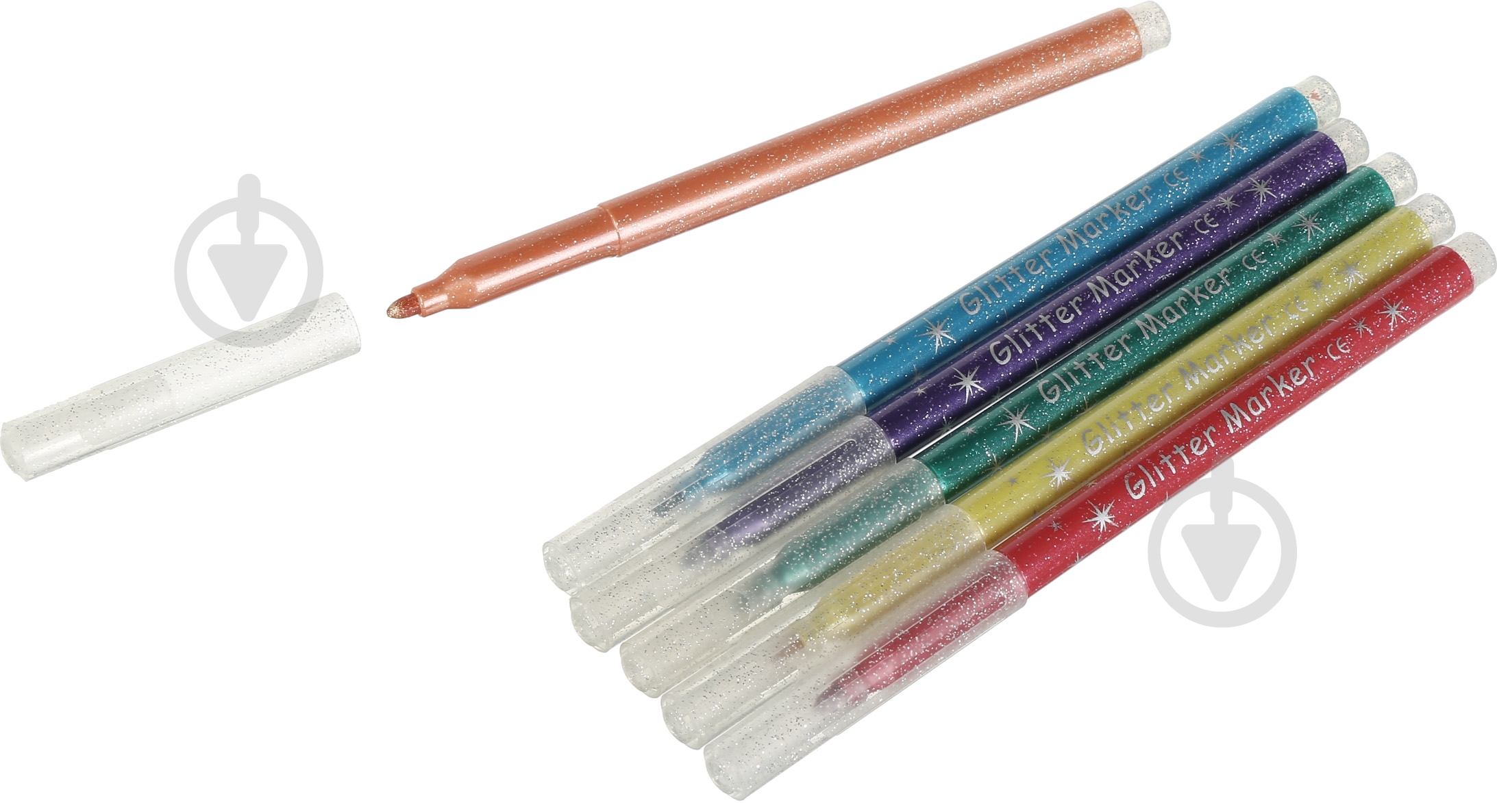 Фломастеры глиттерные 6 шт. Nota Bene - фото 1