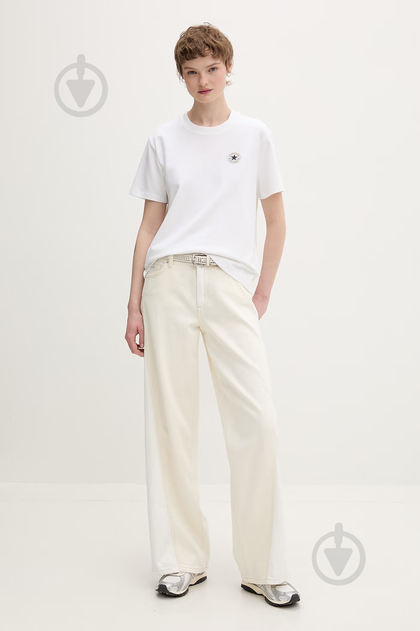 Футболка Converse Chuck Patch Tee CVW5T108-WHT р.L белый - фото 2