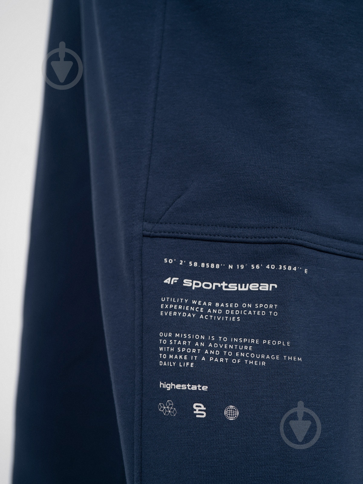 Брюки 4F 4FSS23TTROM138-31S р. L синий - фото 3 Брюки 4F 4FSS23TTROM138-31S р. L синий - фото 3