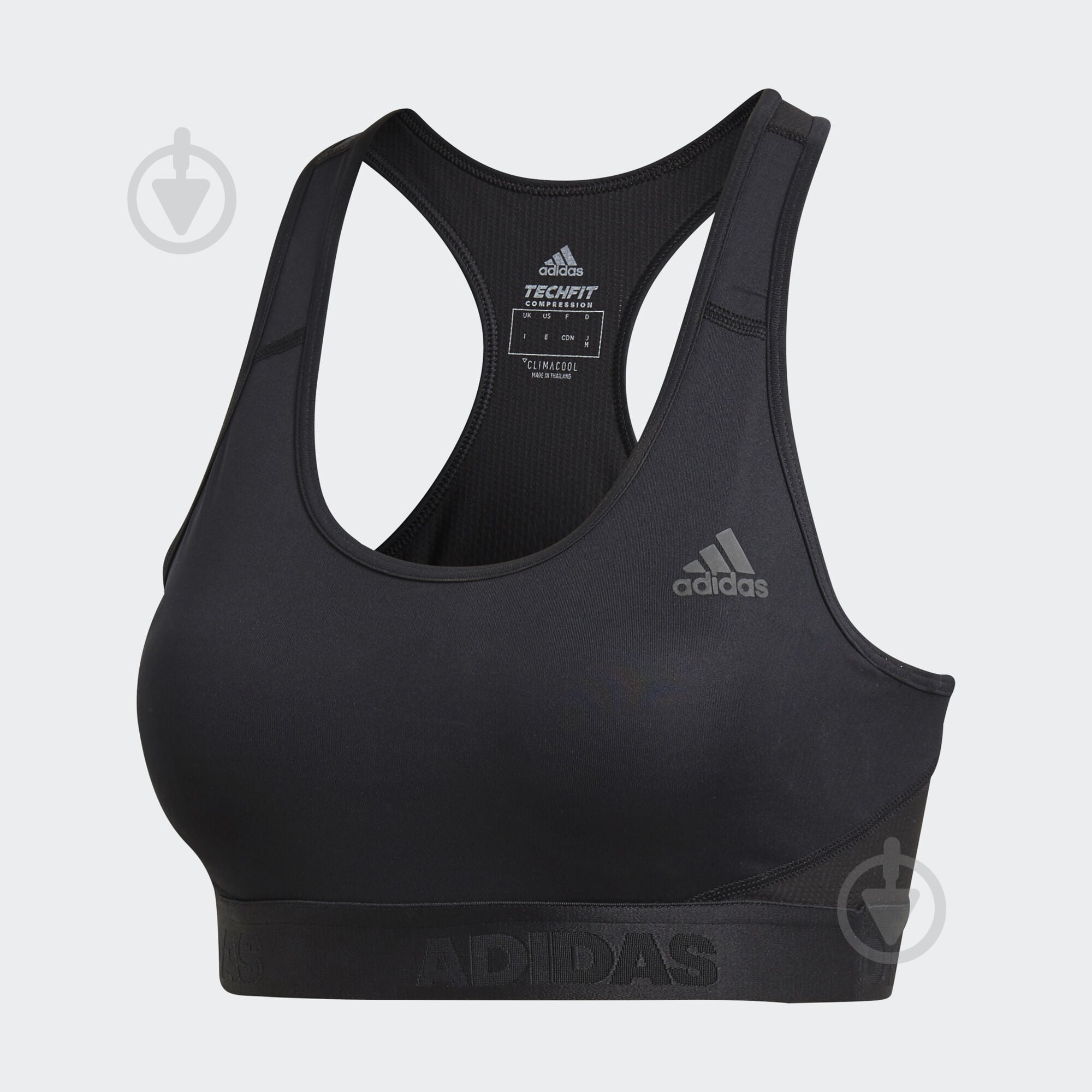 Бра Adidas DRST ASK SPR PD CD9718 р.2XS черный - фото 1
