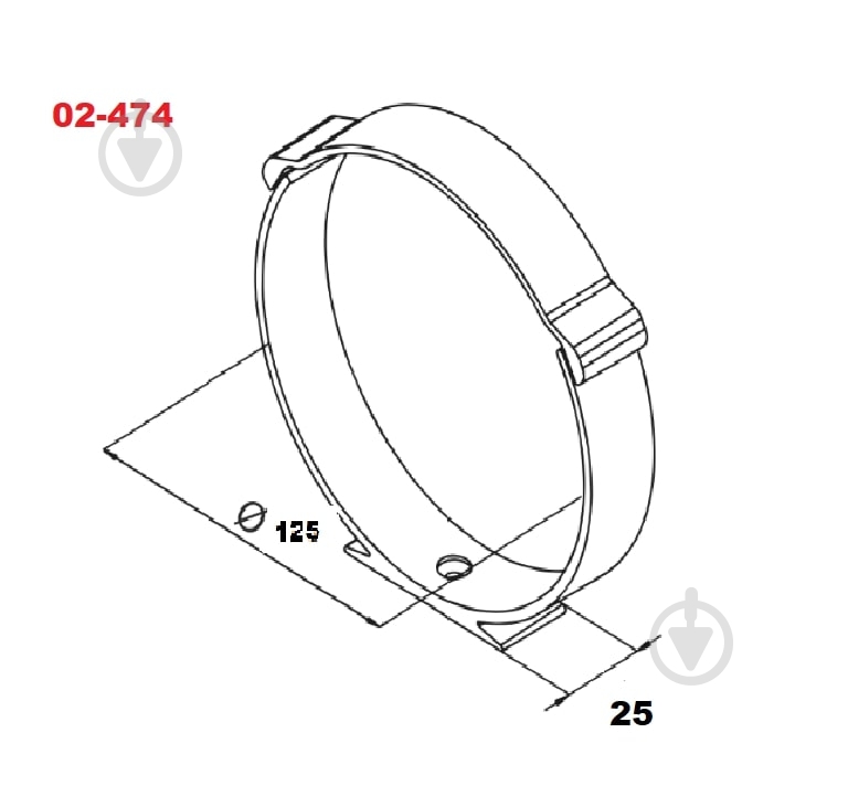 Держатель-соединитель AirRoxy для пластиковых воздуховодов диаметром 125 мм (2 шт.) 02-474 - фото 4 Держатель-соединитель AirRoxy для пластиковых воздуховодов диаметром 125 мм (2 шт.) 02-474 - фото 4