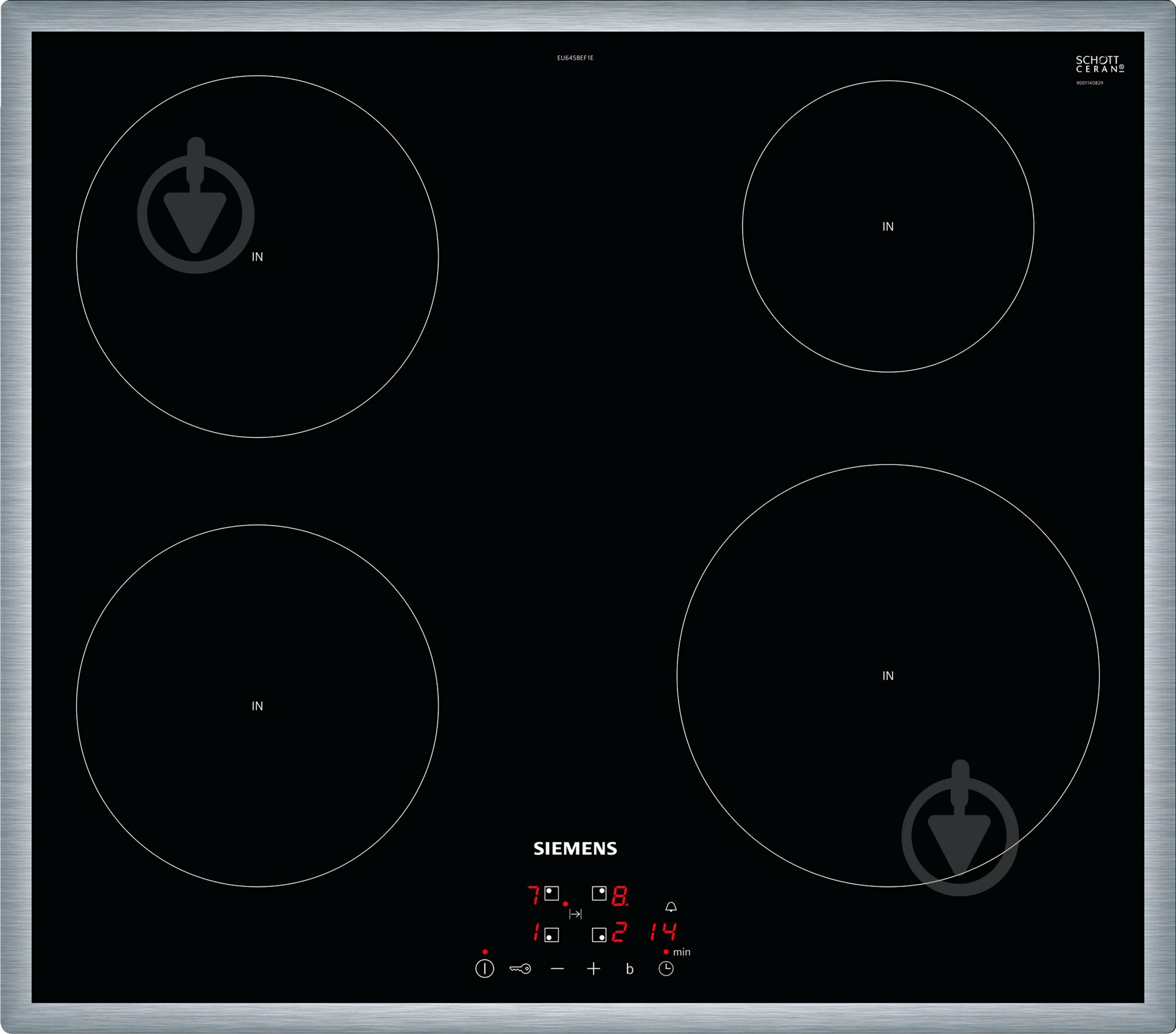 Варочная поверхность индукционная Siemens EU645BEF1E - фото 1 Варочная поверхность индукционная Siemens EU645BEF1E - фото 1