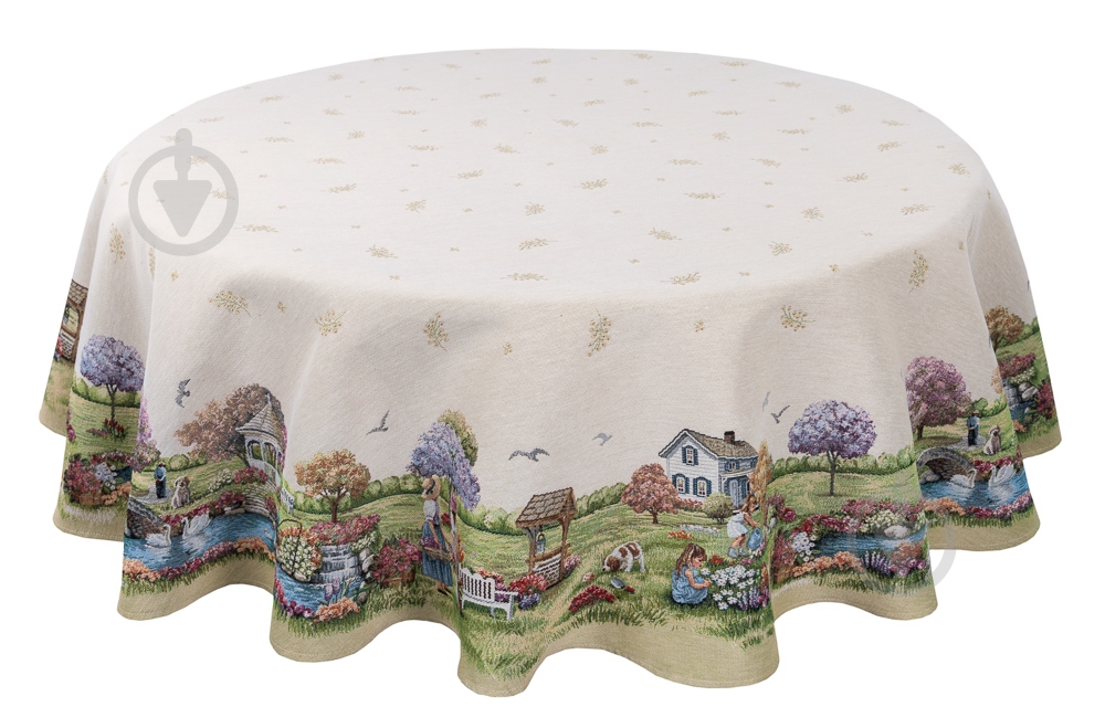 Скатерть RUNNER1185-160D Ø 160 см мульти Limaso - фото 1