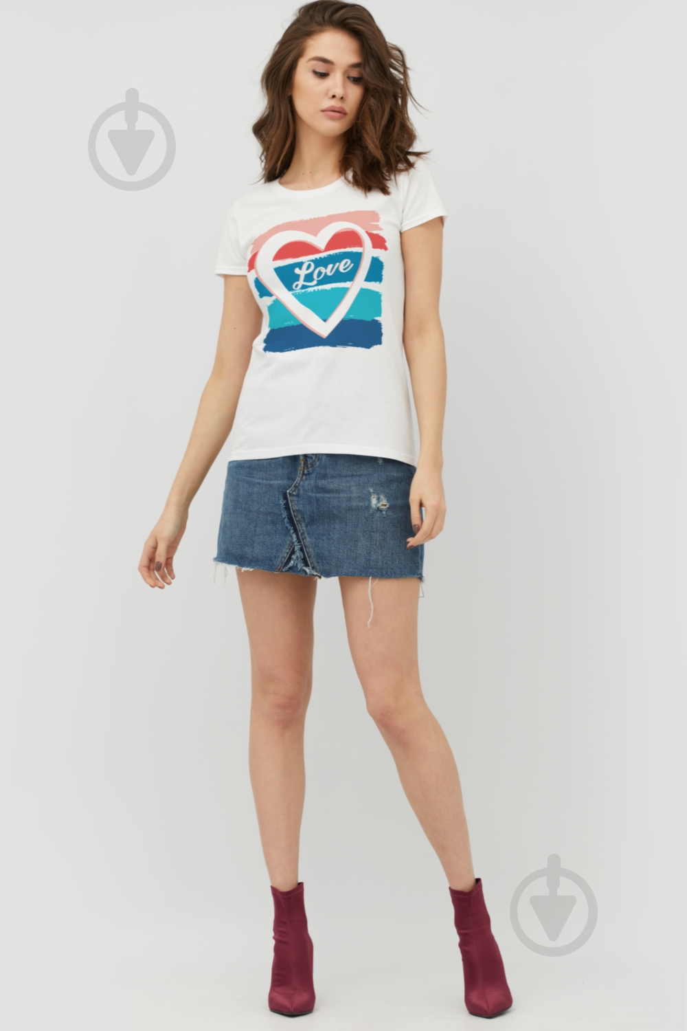 Футболка YAPPI Basic WW1052 р.M білий - фото 2 Футболка YAPPI Basic WW1052 р.M білий - фото 2