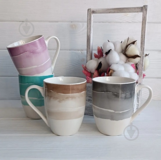 Чашка Vittora Акварель 340 мл - фото 5