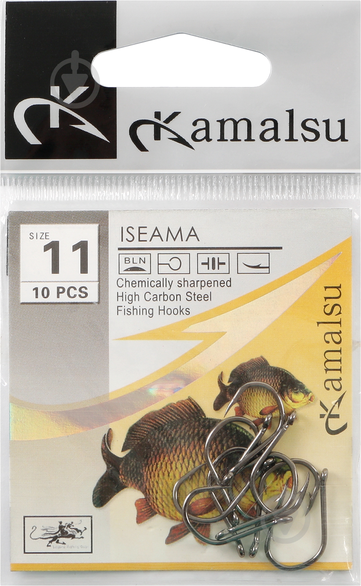 Крючок Kamalsu №11 10 шт. - фото 1