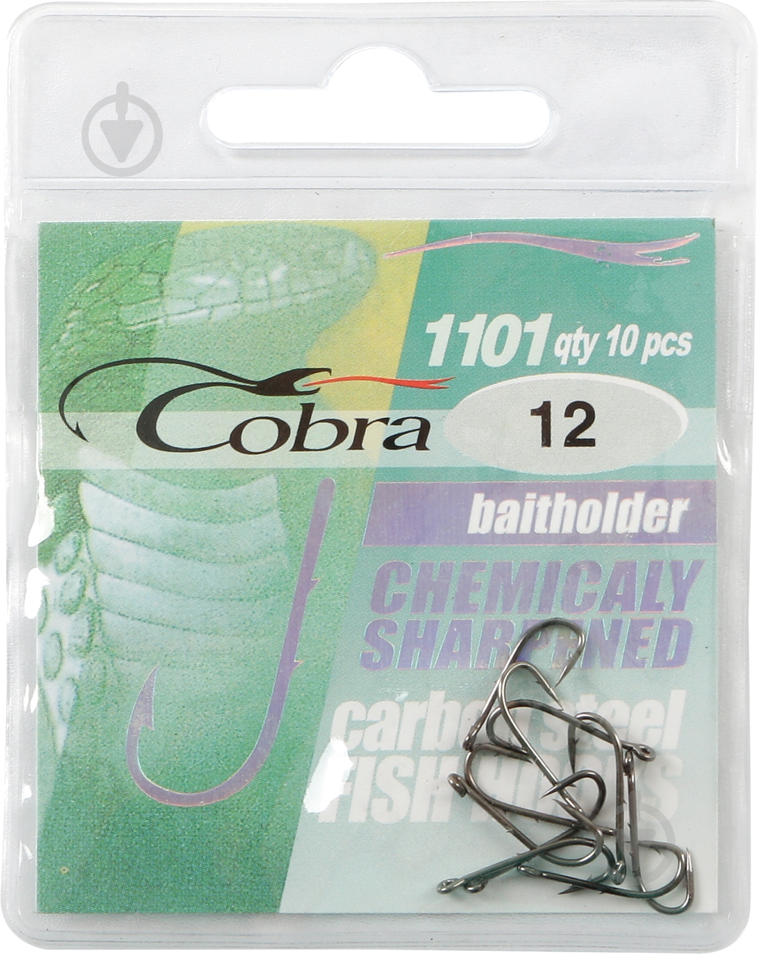 Крючок Cobra №12 10 шт. - фото 1