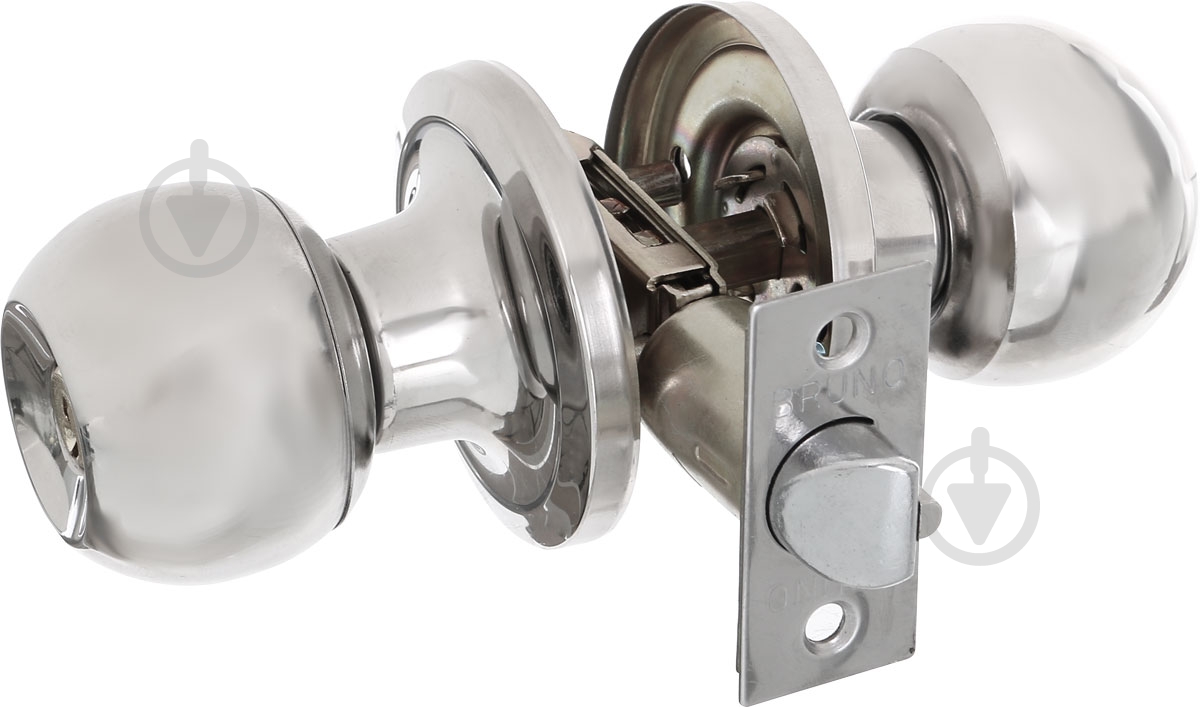 Кнобсет (ручка-засувка) Bruno 607 et ss PZ нержавіюча сталь - фото 1 Кнобсет (ручка-засувка) Bruno 607 et ss PZ нержавіюча сталь - фото 1