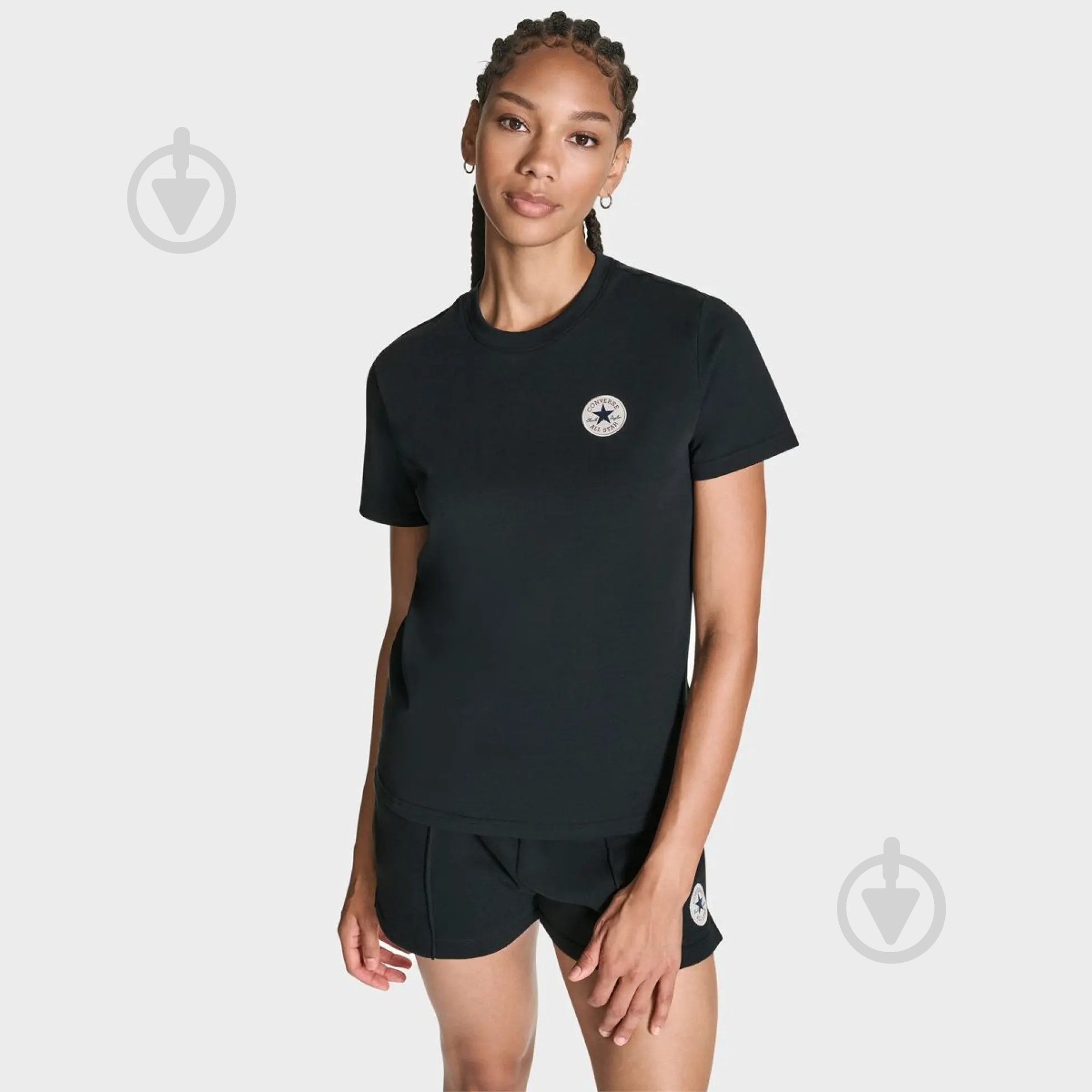 Футболка Converse Chuck Patch Tee CVW5T108-BLK р.XL чорний - фото 1