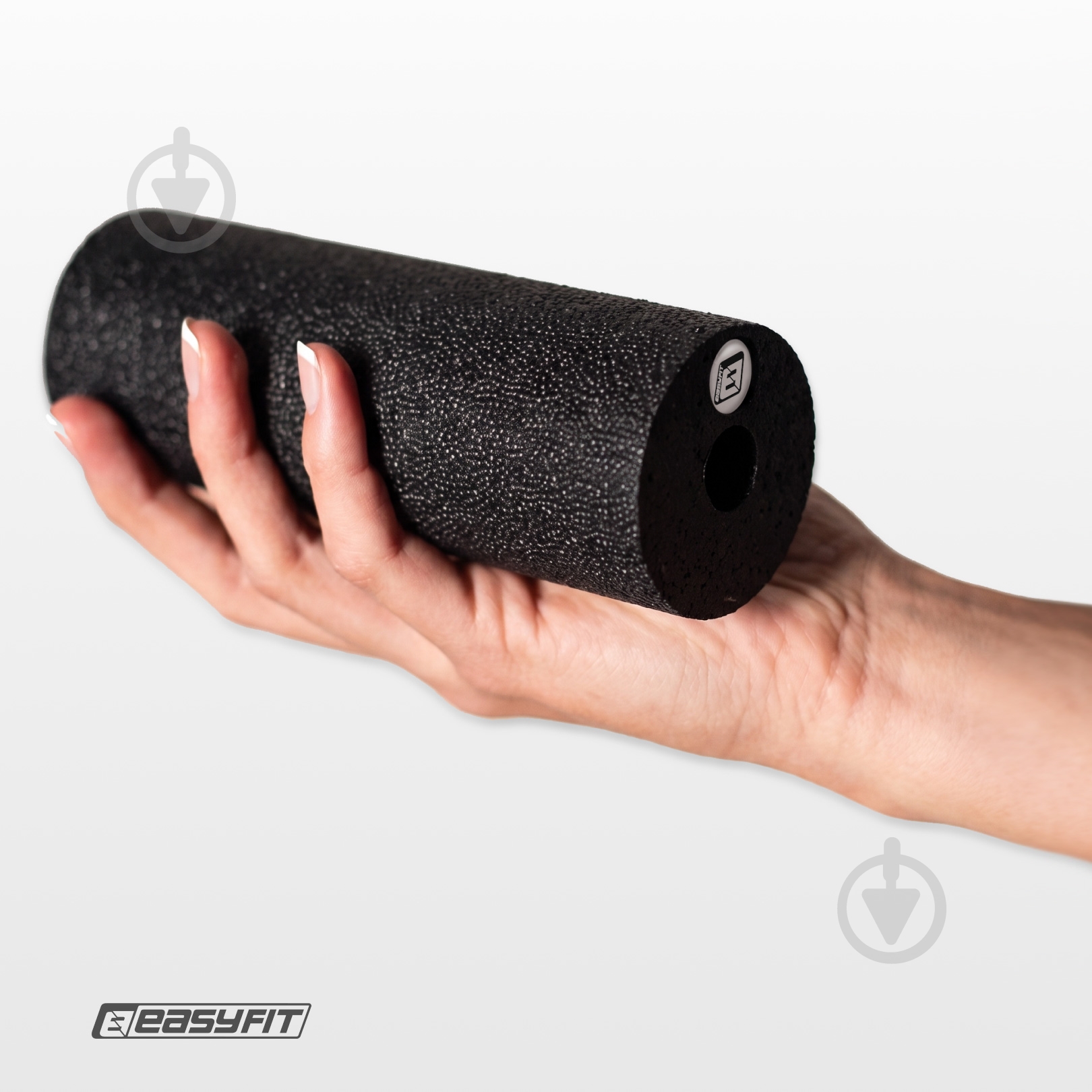 Валик EasyFit EPP 15х5 см чорний - фото 2 Валик EasyFit EPP 15х5 см чорний - фото 2
