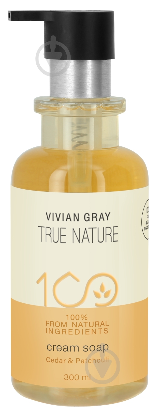 Крем-мыло Vivian Gray True Nature Cedar & Patchoul 300 мл - фото 1 Крем-мыло Vivian Gray True Nature Cedar & Patchoul 300 мл - фото 1
