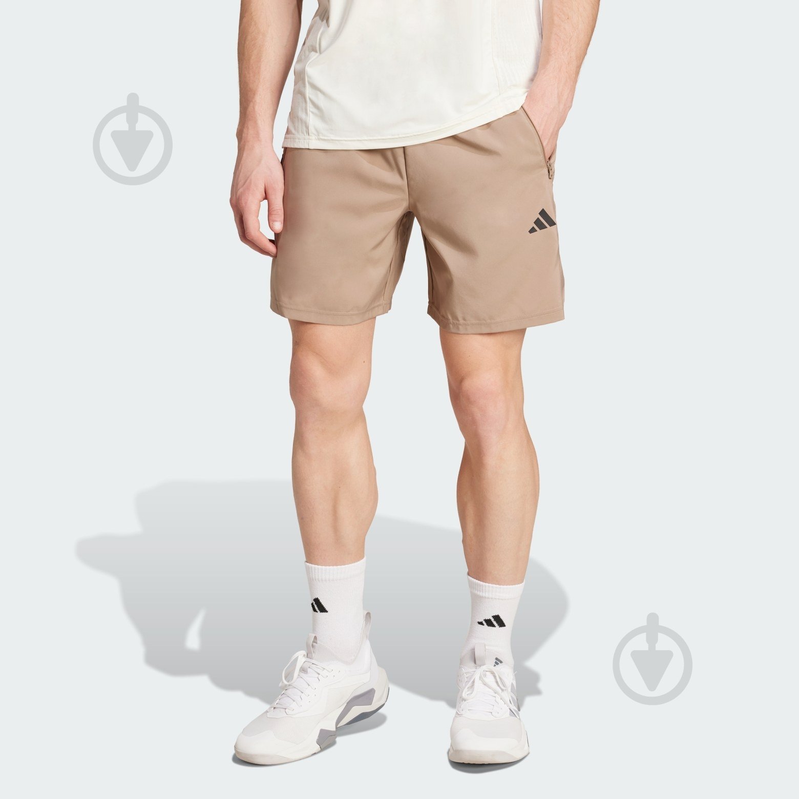 Шорты Adidas Train Essentials Woven JW2495 р. L коричневый - фото 1