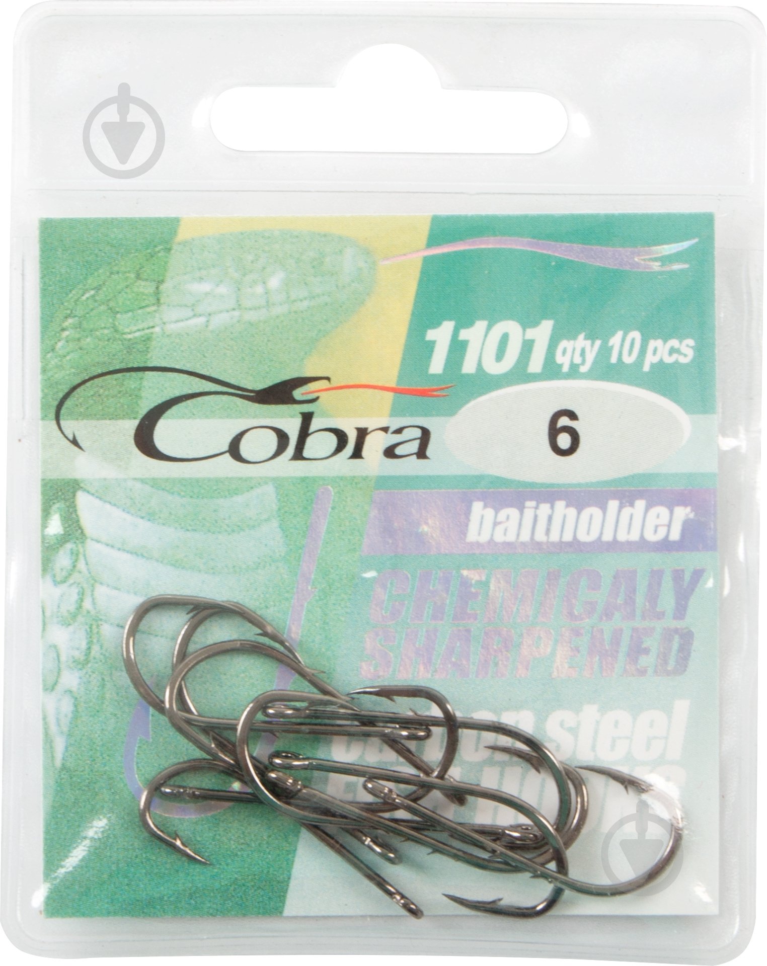 Крючок Cobra №6 10 шт. - фото 1