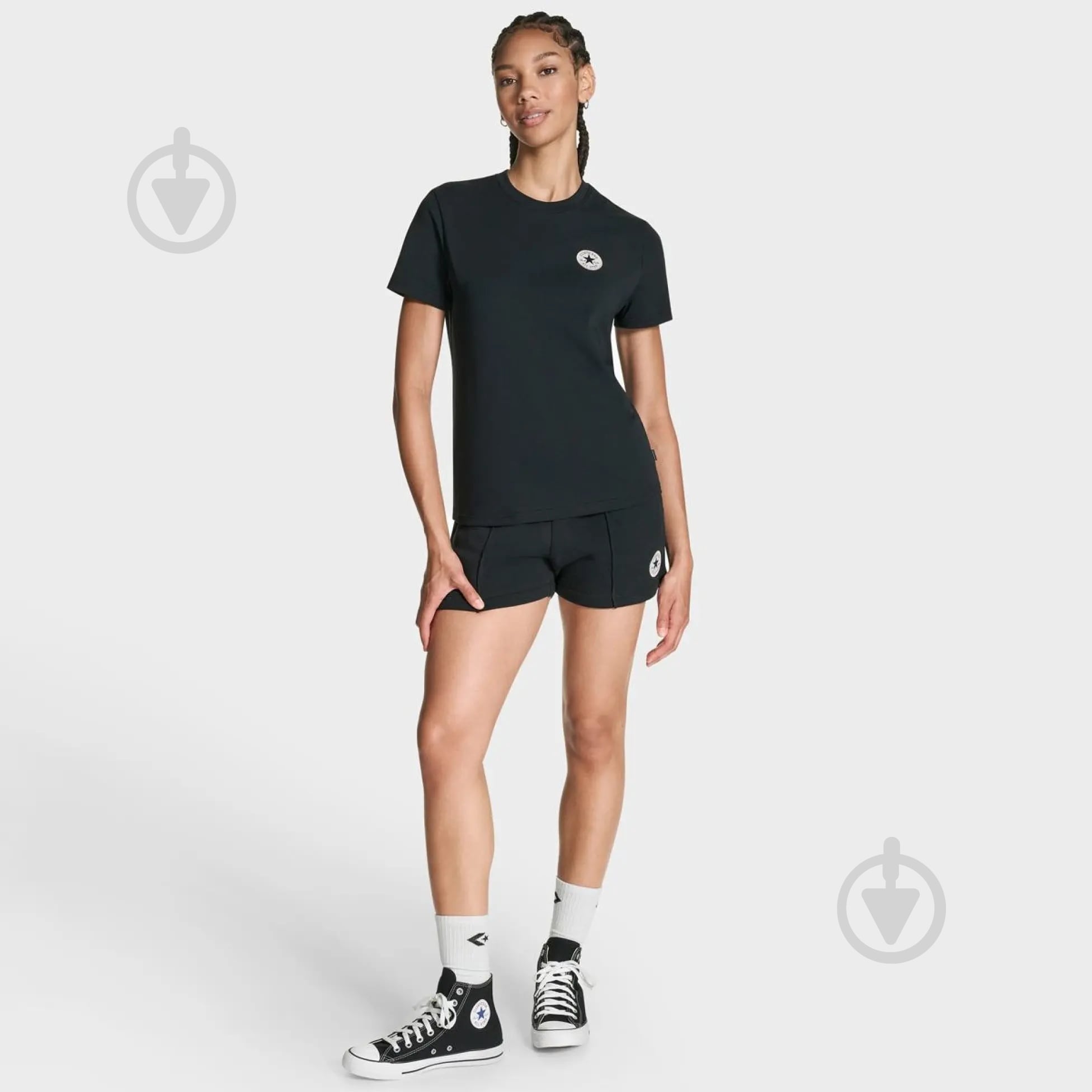 Футболка Converse Chuck Patch Tee CVW5T108-BLK р.XS чорний - фото 2