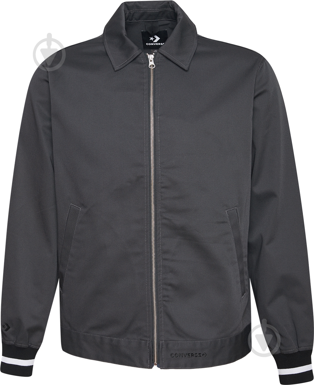 Ветровка мужская демисезонная Converse Flight Bomber 10017312-049 р.L черная - фото 1