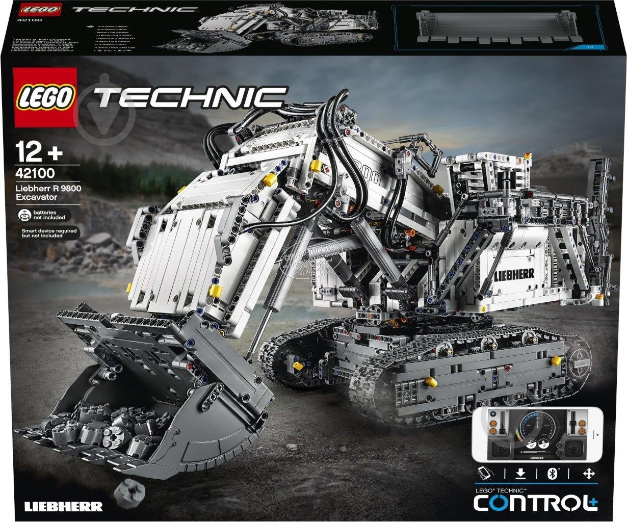 Конструктор LEGO Technic Экскаватор Liebherr R 9800 42100 - фото 1