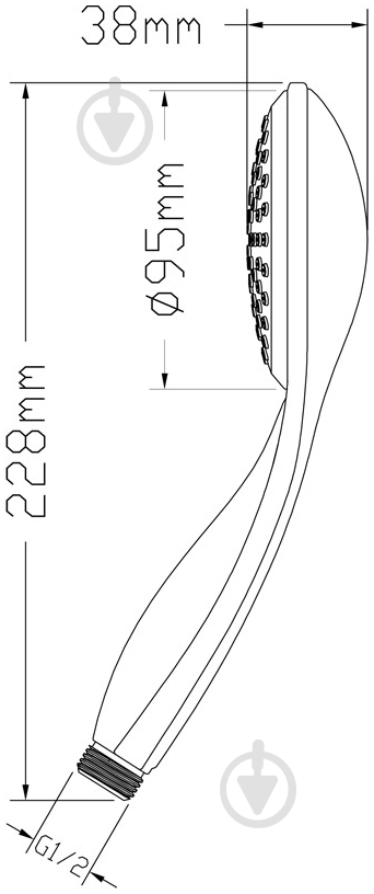 Ручной душ Mixxen Дороти MXBR0075 - фото 2