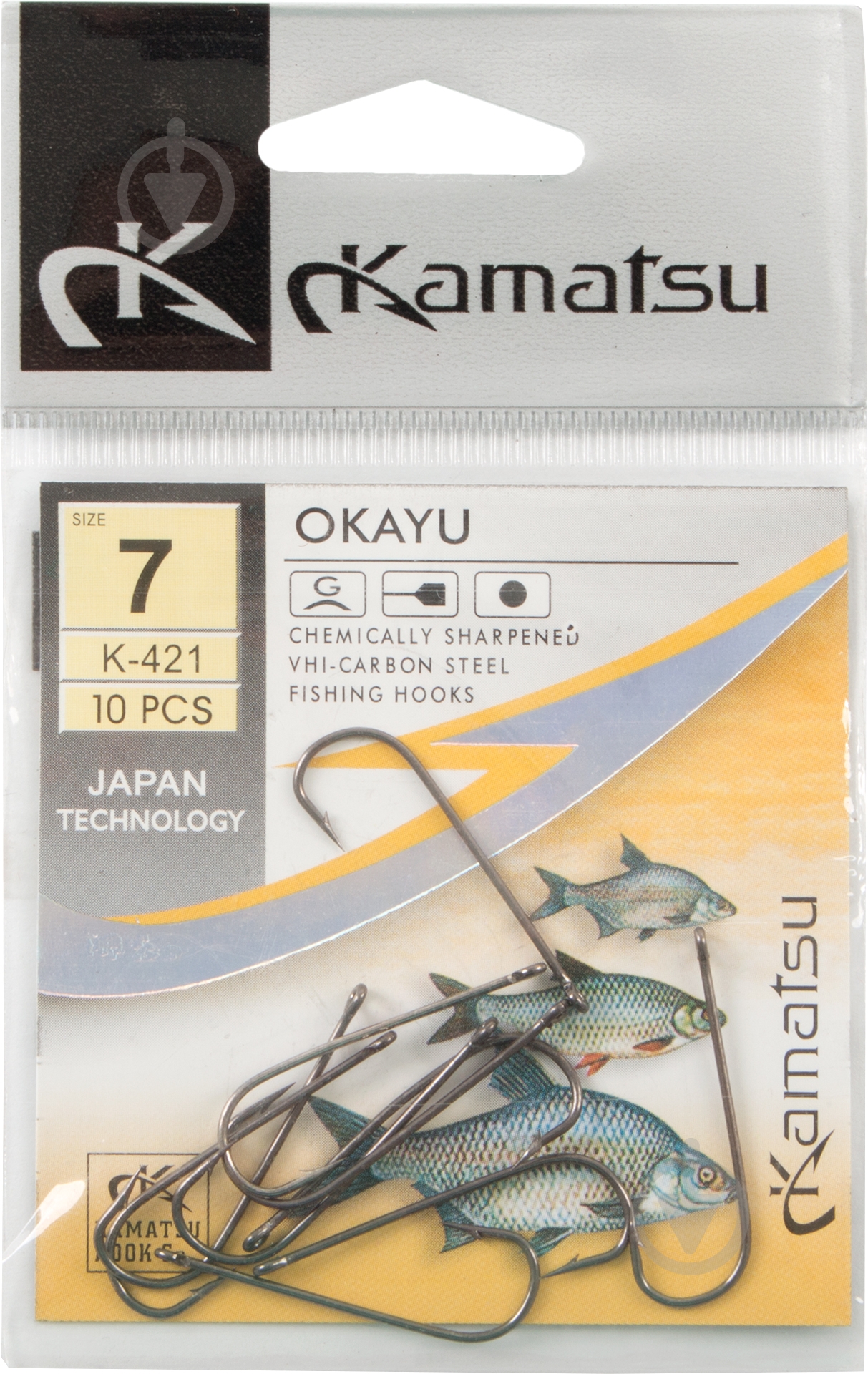 Крючок №7 10 шт. Kamatsu - фото 1