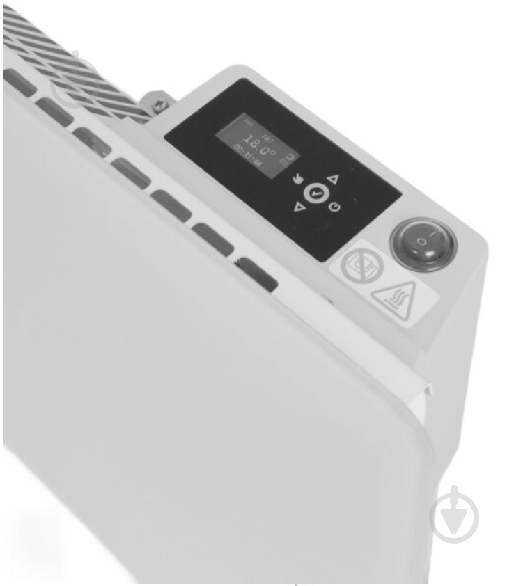 Конвектор електричний Термія ЕВНА-2,0/230С2T(mbg) Wi-Fi білий скло — фото 3