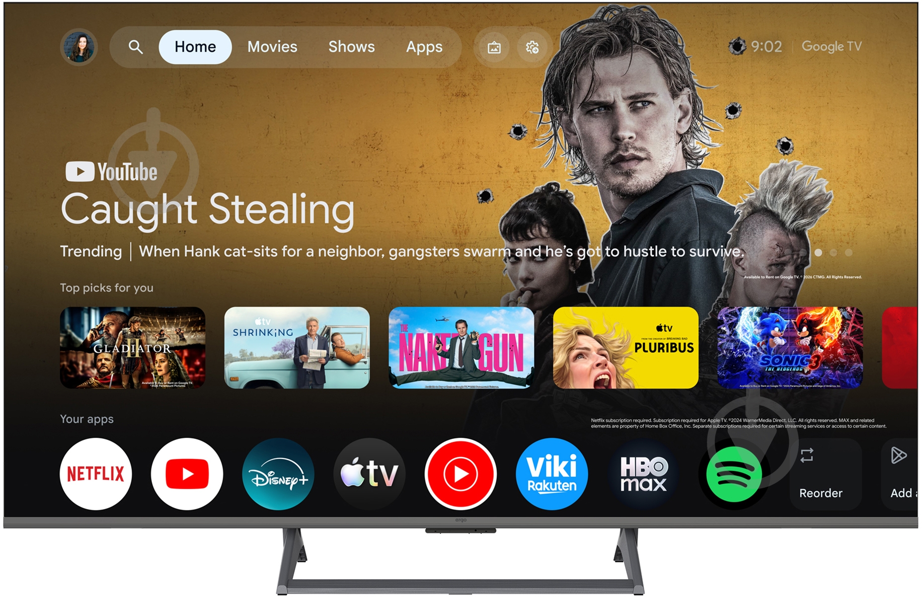 Телевизор Ergo 75MQ90 Ultra 75″ - фото 2 Телевизор Ergo 75MQ90 Ultra 75″ - фото 2