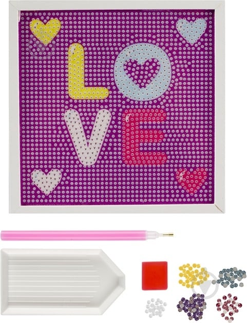 Мозаїка Grafix Love 15х15 см з рамкою 200034_1 - фото 3 Мозаїка Grafix Love 15х15 см з рамкою 200034_1 - фото 3