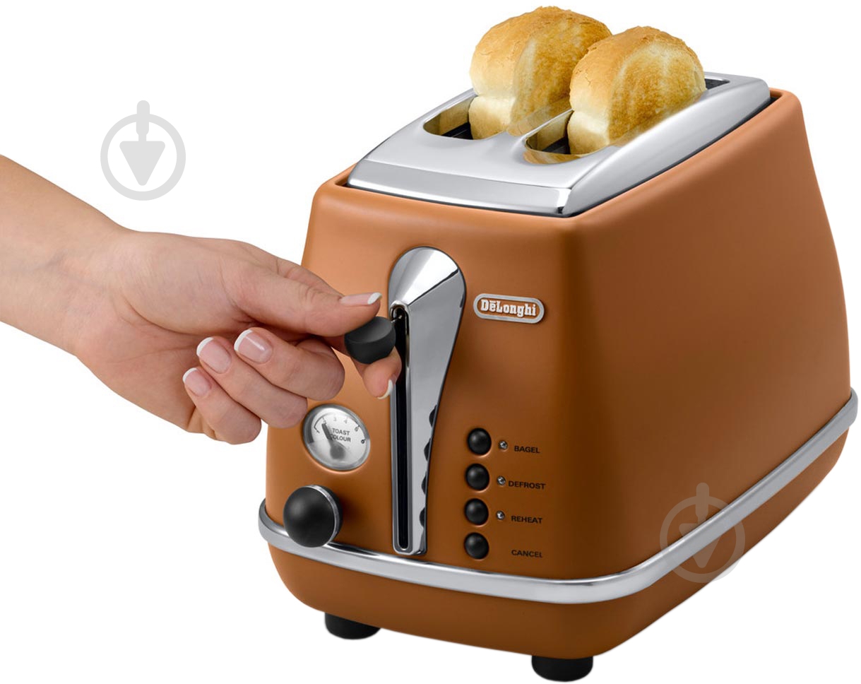 Тостер Delonghi CTOV 2103.BW Icona Vintage - фото 5