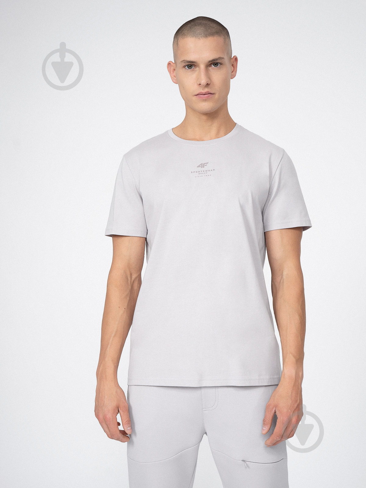 Футболка 4F TSHIRT M363 4FSS23TTSHM363-25S р.M серый - фото 1