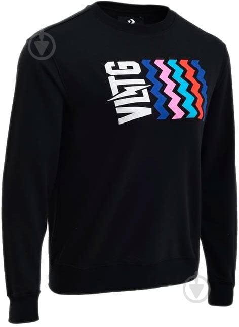 Свитшот Converse Voltage Crew 10018394-001 р. L черный - фото 1 Свитшот Converse Voltage Crew 10018394-001 р. L черный - фото 1