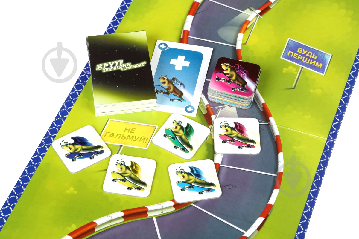 Игра настольная Arial Круті перегони черепашок (укр.) - фото 3 Игра настольная Arial Круті перегони черепашок (укр.) - фото 3