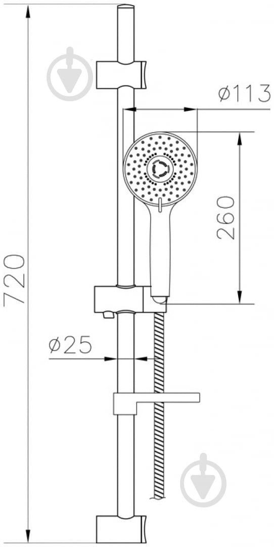 Душовий набір Mixxen Фабіо MXZ0044 - фото 2 Душовий набір Mixxen Фабіо MXZ0044 - фото 2