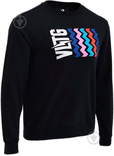 Свитшот Converse Voltage Crew 10018394-001 р. M черный - фото 1 Свитшот Converse Voltage Crew 10018394-001 р. M черный - фото 1