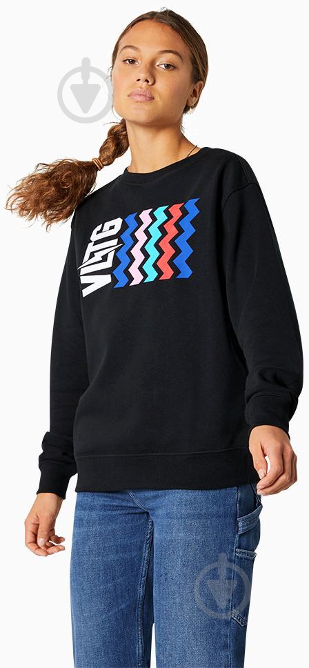 Свитшот Converse Voltage Crew 10018394-001 р. S черный - фото 2 Свитшот Converse Voltage Crew 10018394-001 р. S черный - фото 2