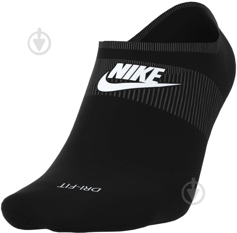 Носки Nike Everyday Plus Cushioned DN3314-010 р.34-38 черный 3 пари шт. - фото 3
