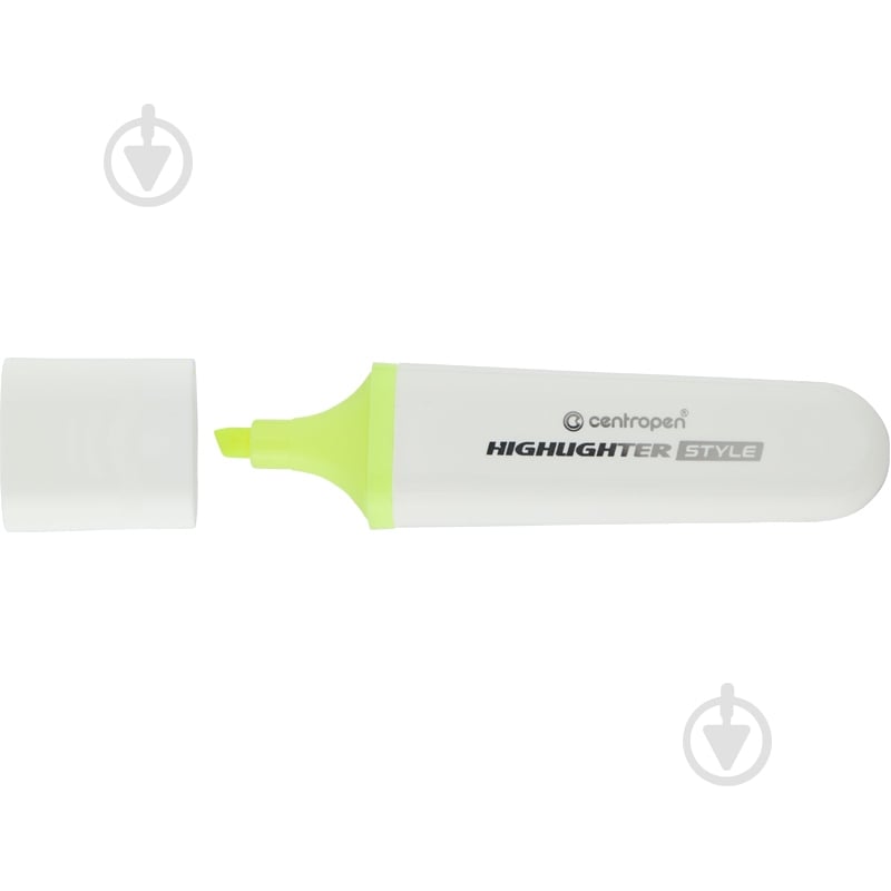 Маркер Centropen Highlighter Style 1-4,6 мм жовтий 6252/51 - 12 - фото 1