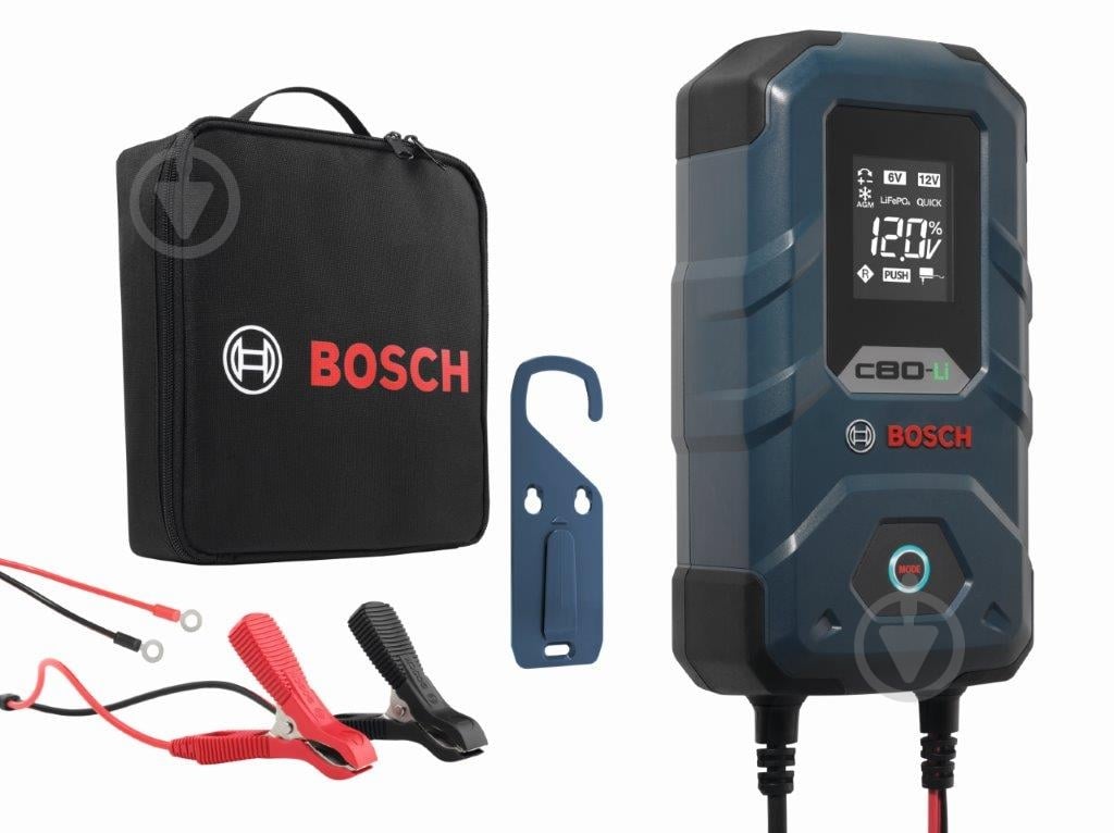 Зарядний пристрій імпульсний Bosch C80 Li 400 А/ч (BO 0189921080) - фото 1
