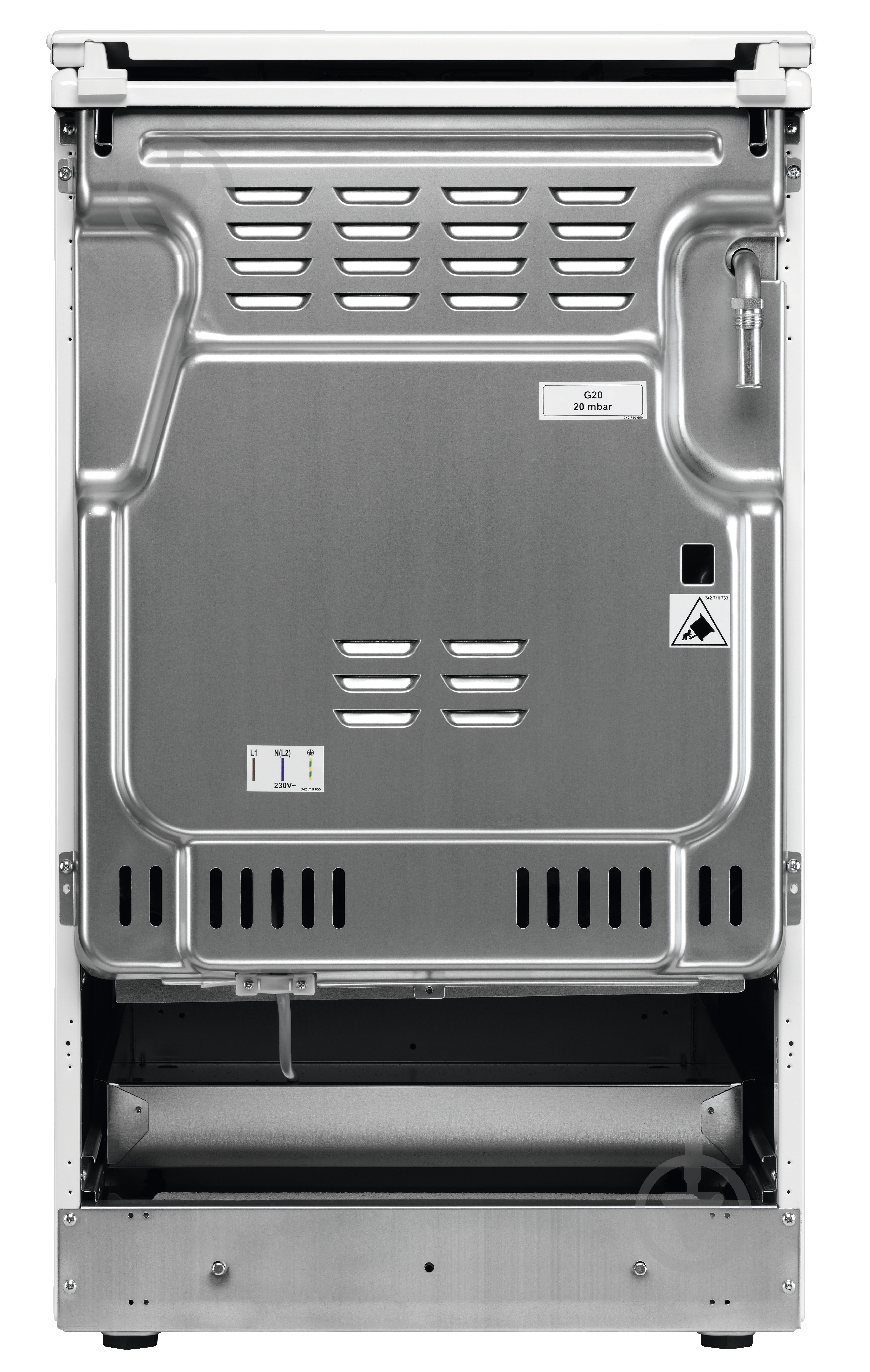 Плита газова Electrolux LKG500014W - фото 5