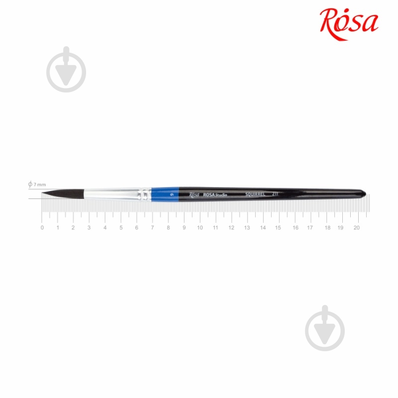 Кисть круглая 211 №9 Rosa Studio - фото 1