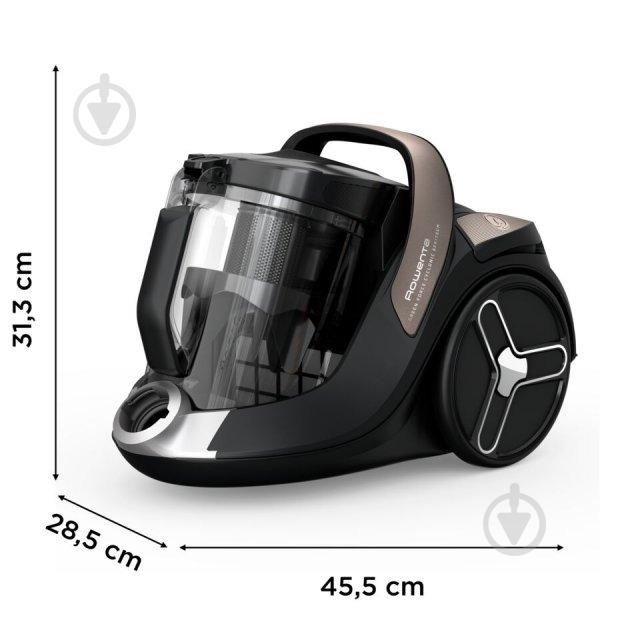 Пылесос Rowenta Green Force Cyclonic RO7C89EA black - фото 14 Пылесос Rowenta Green Force Cyclonic RO7C89EA black - фото 14